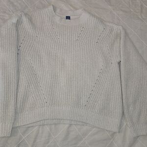 Old Navy girl's Cozy Knit Sweater in Cream